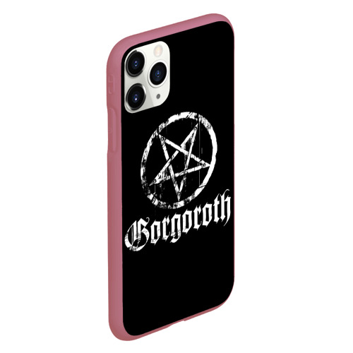 Чехол для iPhone 11 Pro матовый с принтом Gorgoroth, вид сбоку #3