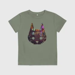 Детская футболка хлопок Stray Game 2021 Кадр из игры