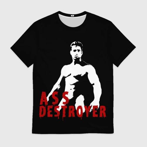 Мужская футболка 3D Ass destroyer SF 3D