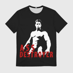 Мужская футболка 3D Ass destroyer SF 3D