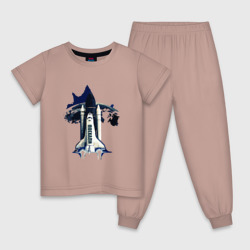 Детская пижама хлопок Полёт на орбиту!