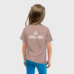 Детская футболка хлопок Ангелина Корона на спине - фото 2