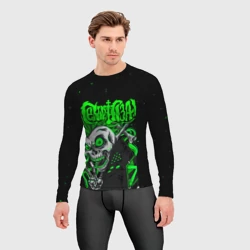 Мужской рашгард 3D Сектор Газа кислотно зеленый - фото 2