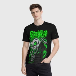 Мужская футболка 3D Сектор Газа кислотно зеленый - фото 2