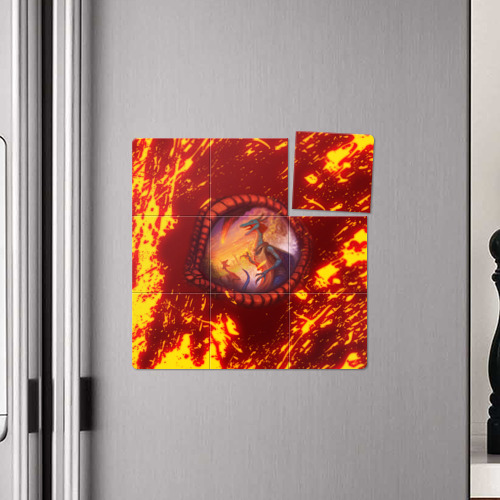 Магнитный плакат 3Х3 Дино | Метеор | Небесный молот (Z) - фото 4