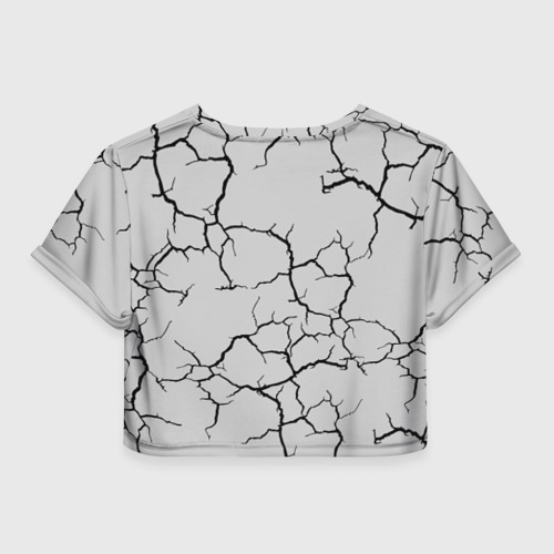 Женская футболка Crop-top 3D Horror СиреноголовыйИгра Ужастик, цвет 3D печать - фото 2