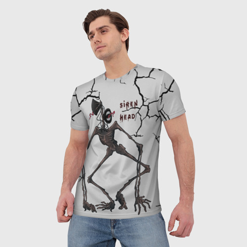 Мужская футболка 3D Horror СиреноголовыйИгра Ужастик, цвет 3D печать - фото 3