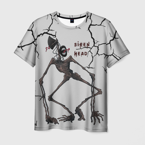 Мужская футболка 3D Horror СиреноголовыйИгра Ужастик, цвет 3D печать