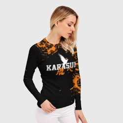 Женский рашгард 3D Karasuno Карасуно - фото 2