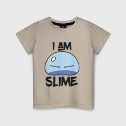 Детская футболка хлопок I am slime, Я слизь