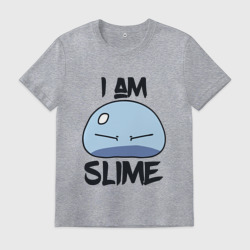 Мужская футболка хлопок I am slime, Я слизь