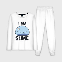 Женская пижама с лонгсливом хлопок I am slime, Я слизь