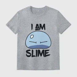 Мужская футболка хлопок I am slime, Я слизь