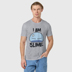 Мужская футболка хлопок I am slime, Я слизь - фото 2