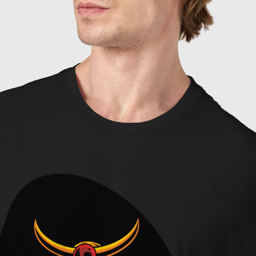 Мужская футболка хлопок Самурай, цвет черный - фото 6