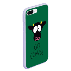 Чехол для iPhone 7Plus/8 Plus матовый Go Cows - фото 2