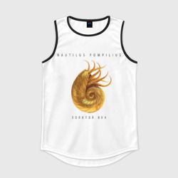 Мужская спортивная майка 3D Nautilus Pompilius золотой век