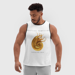 Мужская спортивная майка 3D Nautilus Pompilius золотой век - фото 2