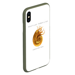 Чехол для iPhone XS Max матовый Nautilus Pompilius золотой век - фото 2