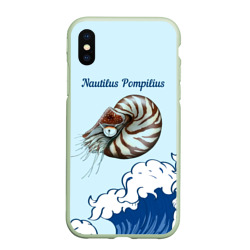 Чехол для iPhone XS Max матовый Nautilus Pompilius океан