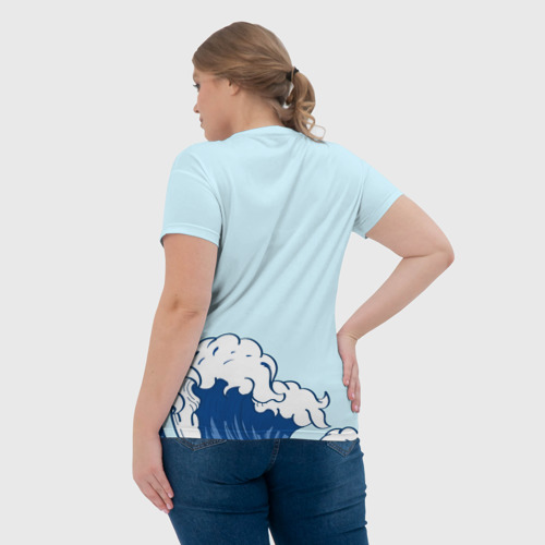 Женская футболка 3D Nautilus Pompilius океан, цвет 3D печать - фото 7
