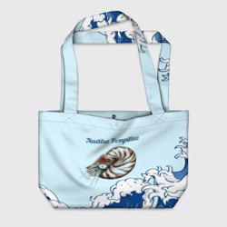 Пляжная сумка 3D Nautilus Pompilius океан