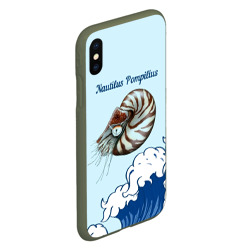 Чехол для iPhone XS Max матовый Nautilus Pompilius океан - фото 2