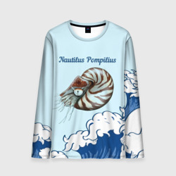 Мужской лонгслив 3D Nautilus Pompilius океан