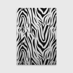 Обложка для автодокументов Черно-белый  узор зебра