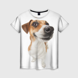 Женская футболка 3D Собака