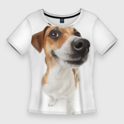 Женская футболка 3D Slim Собака