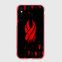 Чехол для iPhone XS Max матовый Dead space обелиск