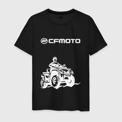 Мужская футболка хлопок CFmoto СФ мото квадроцикл