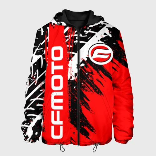 Мужская куртка 3D CFmoto СФ мото red style