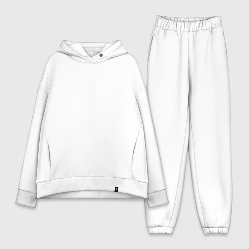 Женский костюм хлопок Oversize Все очень круто мем