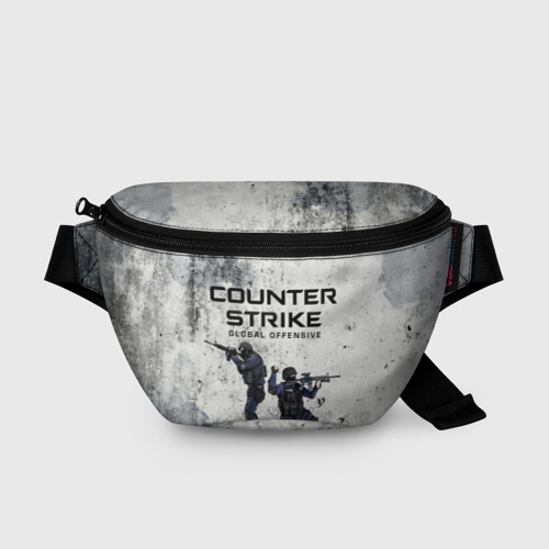 Поясная сумка 3D с принтом COUNTER TERRORIST | CS GO (Z), вид спереди #2