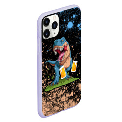 Чехол для iPhone 11 Pro матовый Пивозавр - Краска - фото 2