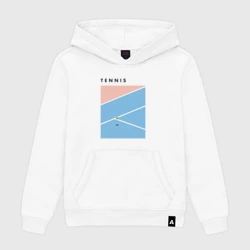 Женская толстовка хлопок Теннис Большой