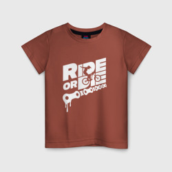 Детская футболка хлопок Ride or die