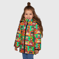 Зимняя куртка для девочек 3D Аниме Южный Парк - фото 2