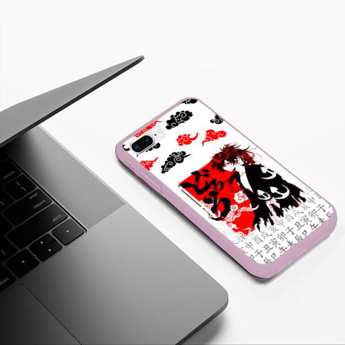 Чехол для iPhone 7Plus/8 Plus матовый Дороро Dororo Хяккимару, цвет розовый - фото 5