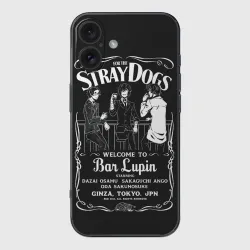 Чехол для iPhone 16 силиконовый с защитой камеры Бродячие псы Дазай Осаму