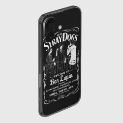 Чехол для iPhone 16 силиконовый с защитой камеры Бродячие псы Дазай Осаму - фото 2