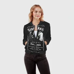 Женский бомбер 3D Бродячие псы Дазай Осаму - фото 2