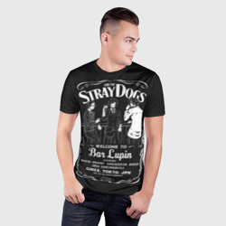 Мужская футболка 3D Slim Бродячие псы Дазай Осаму - фото 2