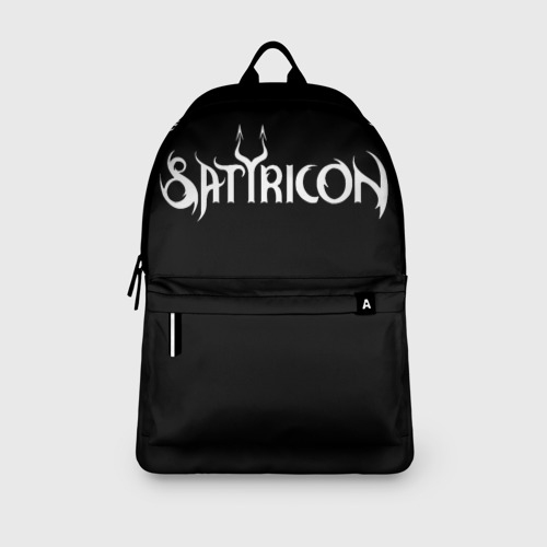 Рюкзак 3D с принтом Satyricon | Сатирикон, вид сбоку #3