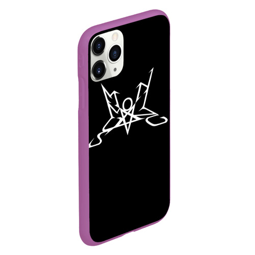 Чехол для iPhone 11 Pro матовый Summoning, цвет фиолетовый - фото 3