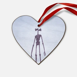 Деревянная игрушка Сердце Сиреноголовый скелет монстр