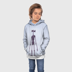Детская толстовка 3D Сиреноголовый скелет монстр - фото 2