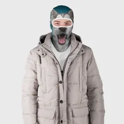 Балаклава 3D Собака лайка - фото 2